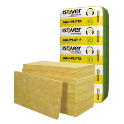 Мінеральна вата звуковопоглинаюча Isover Akuplat 50х600х1200 мм